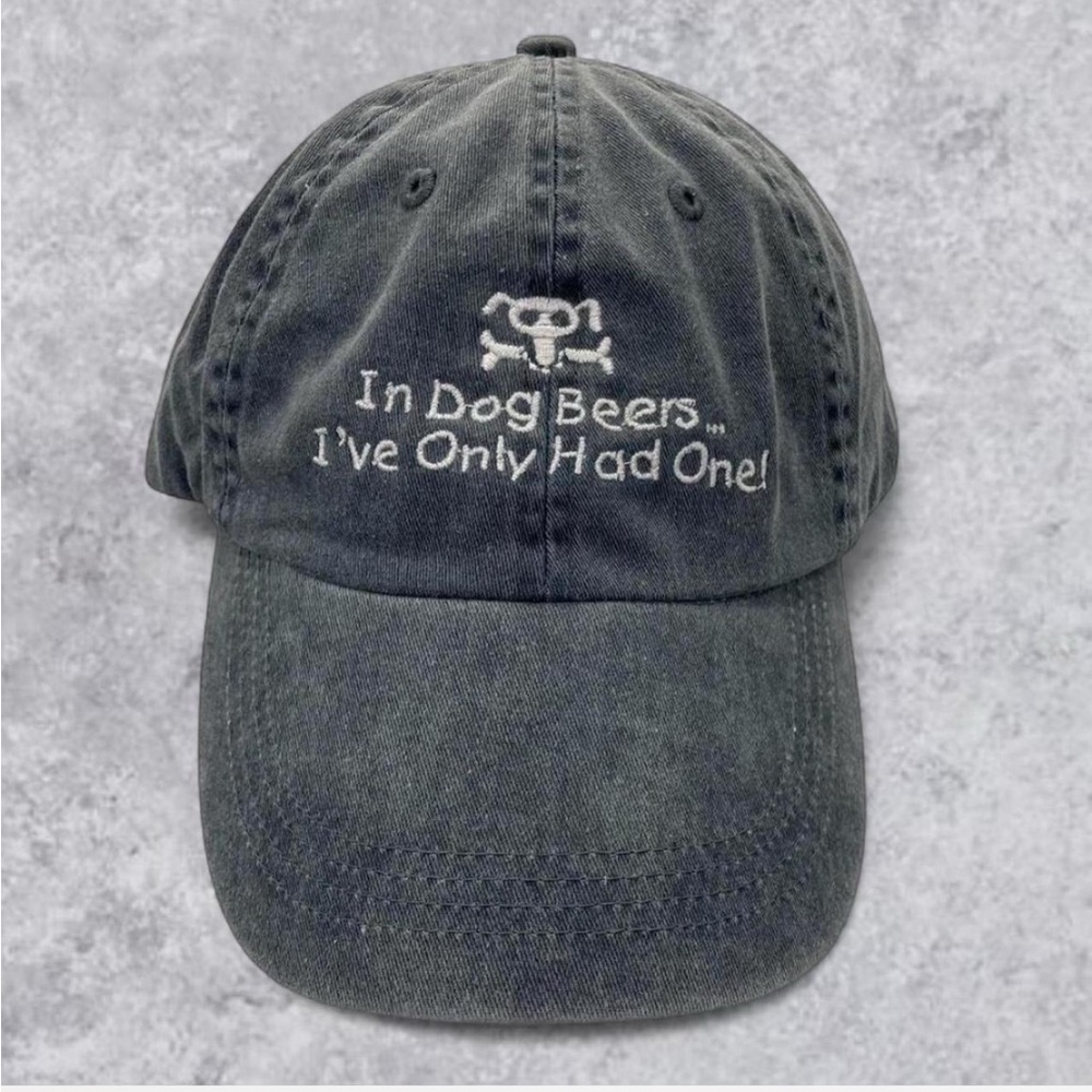 Vintage Style Anvil Hilton Head Island “In Dog Beers I’ve Only Had One” Dad Cap